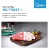 Refrigerador BM Midea NF Buru steel 300L