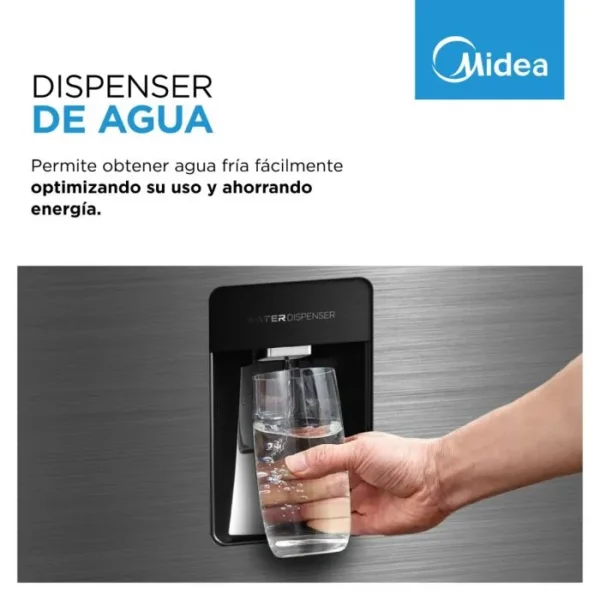 Refrigerador BM Midea NF Buru steel 300L