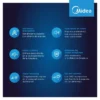 Refrigerador BM Midea NF Buru steel 300L