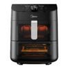 Air fryer Midea 11L 2 zonas digital negra smart