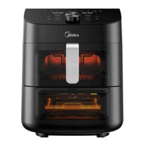 Air fryer Midea 11L 2 zonas digital negra smart