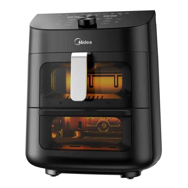 Air fryer Midea 11L 2 zonas digital negra smart