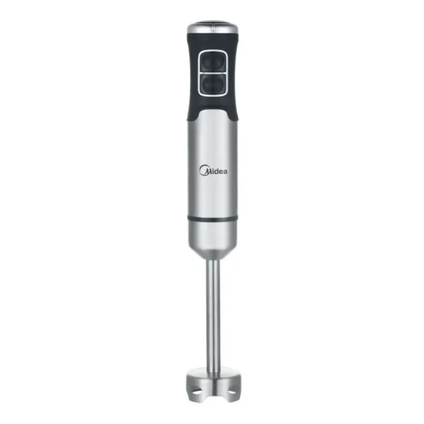 Licuadora de mano Midea 850W inox (Licuador, vaso, batidor y picador)