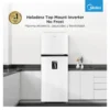 Heladera No Frost Inverter Top Mount 412L Blanca