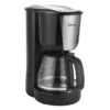 Cafetera eléctrica negra 1,25 L