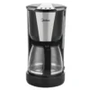 Cafetera eléctrica negra 1,25 L
