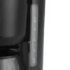 Cafetera eléctrica negra 1,25 L