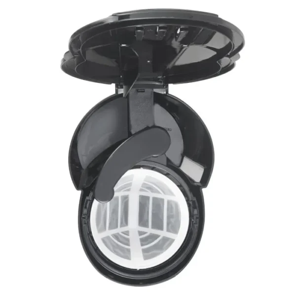 Cafetera eléctrica negra 1,25 L