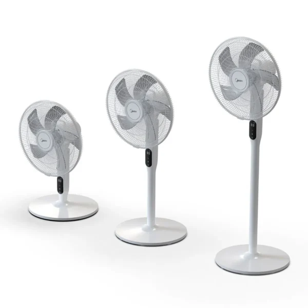 Ventilador de pie Inverter - Blanco 16"