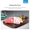 Heladera No Frost Inverter Top Mount 470L Black