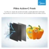 Heladera No Frost Inverter Top Mount 470L Black