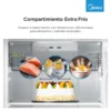 Heladera No Frost Inverter Top Mount 470L Black