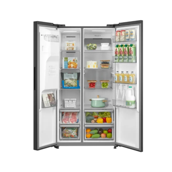 Heladera No Frost Inverter Side by Side 533L con Dispenser