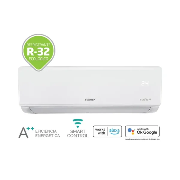 Split Surrey Inverter Smart R-32  2356 kcal/h Frio Calor