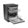 Lavavajillas Midea 15 cubiertos Black Inox
