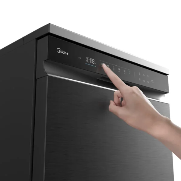 Lavavajillas Midea 15 cubiertos Black Inox