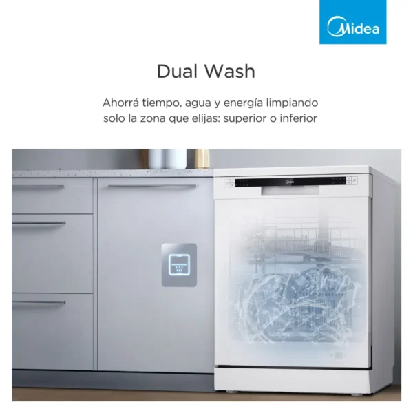 Lavavajillas Midea 14 Cubiertos Blanco