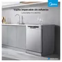 Lavavajillas Midea 14 cubiertos Gris